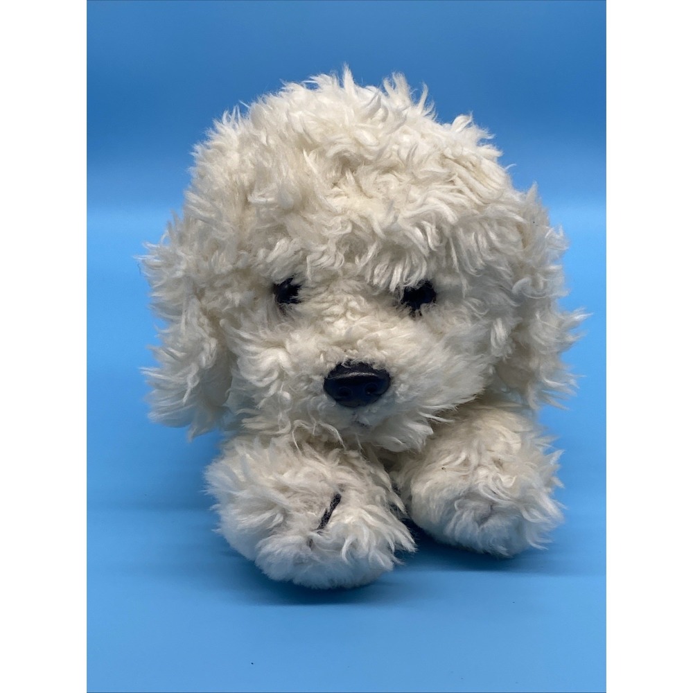 VTG Animal Alley White Floppy Puppy Dog Toys R Us Exclusive Animal Plush Toy 12"